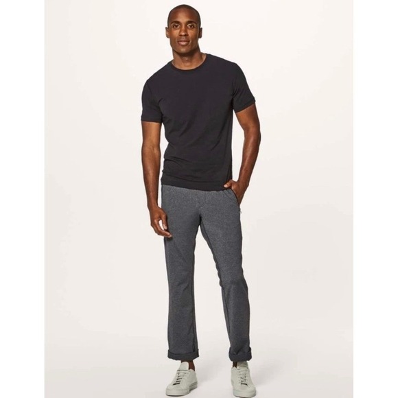 Lululemon Men's Discipline Pant *32"Heathered Black, Size Medium - Picture 1 of 10